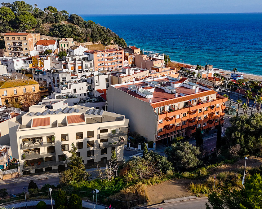 Obra nueva en Montgat vistas al mar