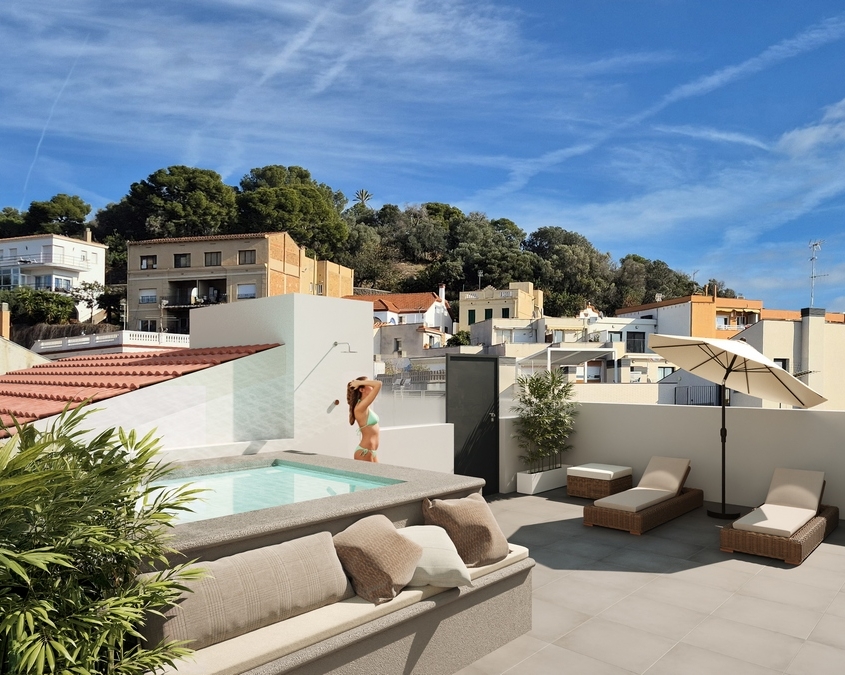 Obra nueva en Montgat render